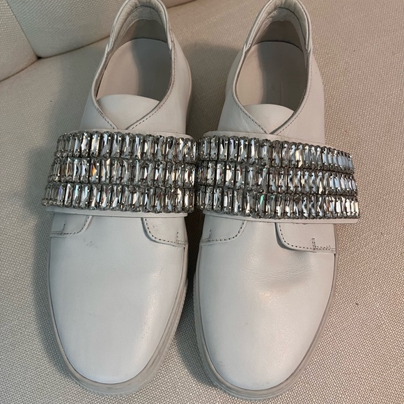 ZCD Montreal Italian Leather Sneakers with Crystals - Picture 2 of 6